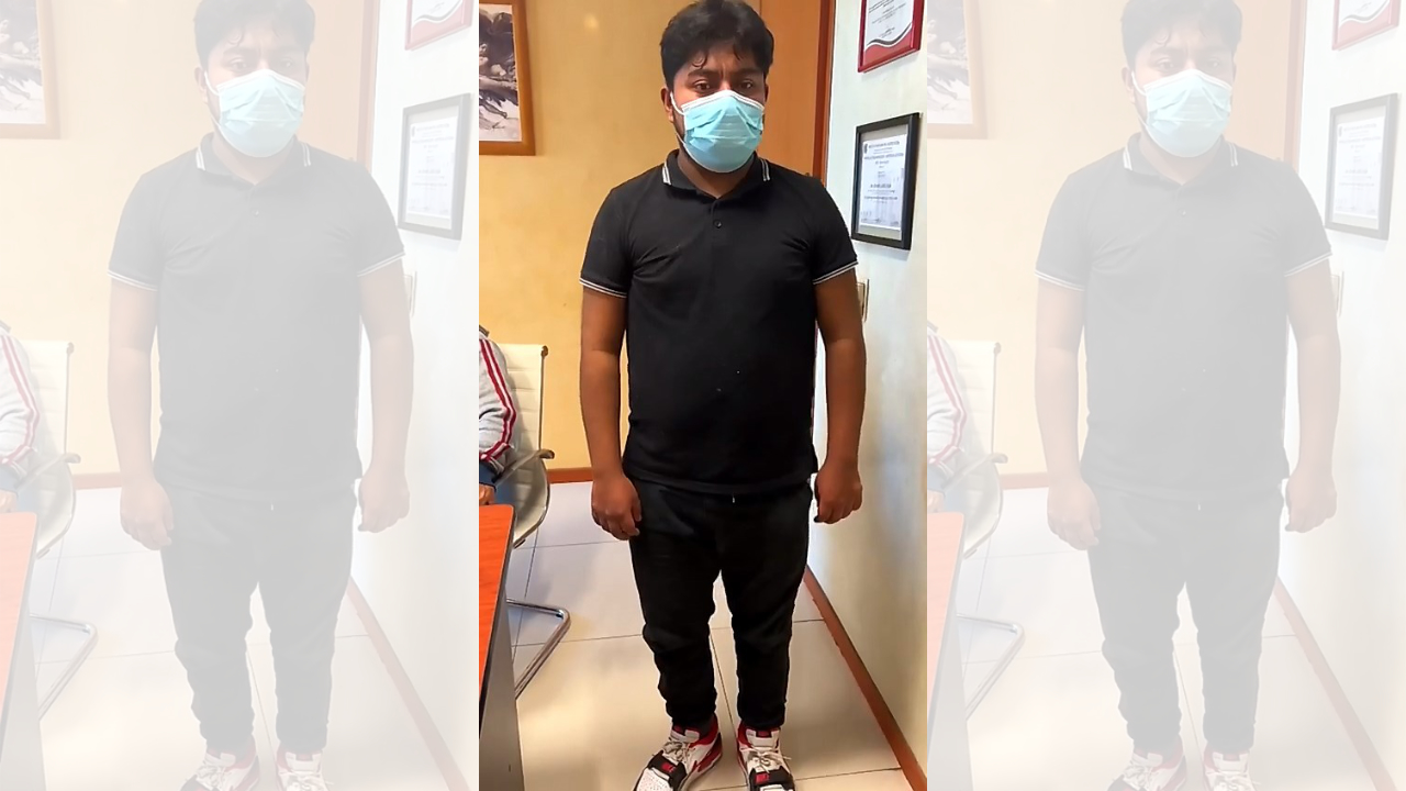 Paciente de 21 años con síndrome doloroso lumbar sec a Hernia de disco intraesponjosa T6/T7