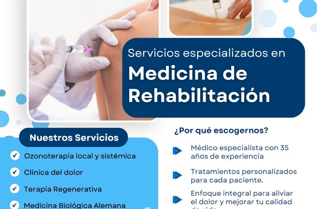 Servicios especializados en Medicina de Rehabilitación